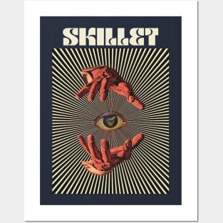 Hand Eyes Skillet Posters and Art